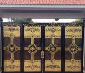 CỔNG NHÔM ĐÚC 