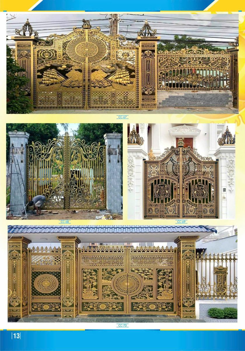Cửa cổng Phù điêu Buckingham