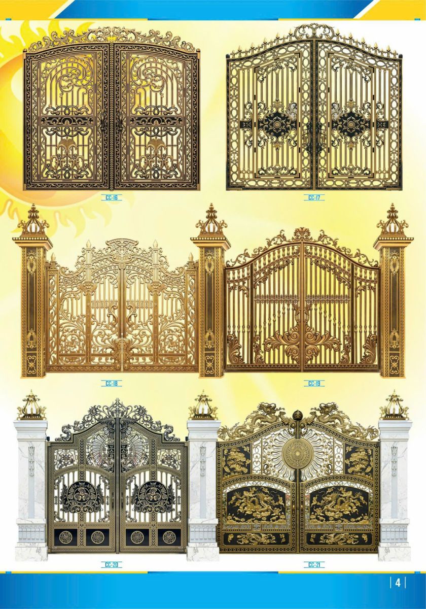 Cửa cổng Phù điêu Buckingham