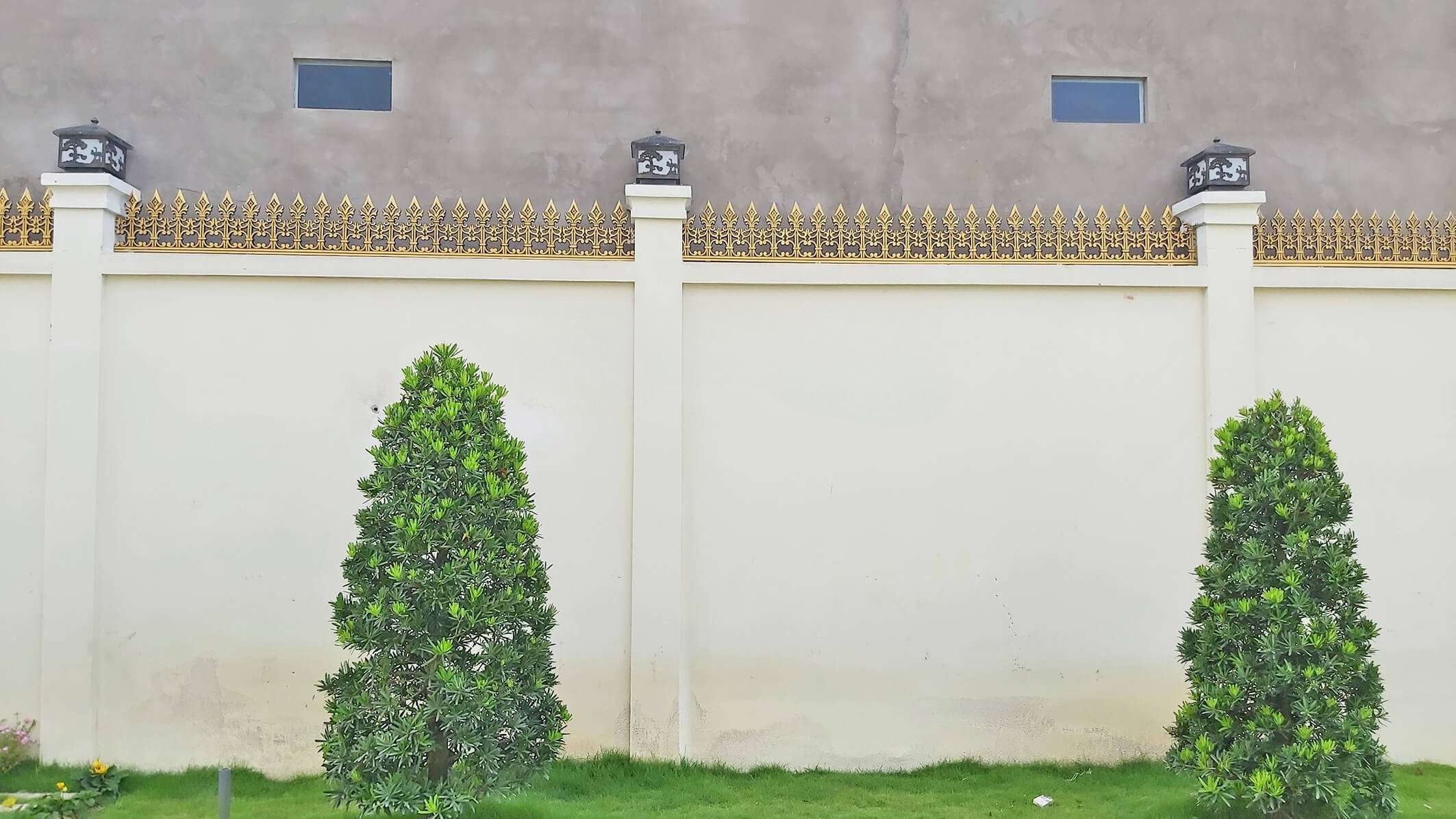 Chông tường rào nhôm đúc mẫu R02
