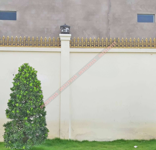 Chông tường rào nhôm đúc mẫu R02